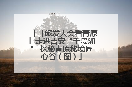 「旅发大会看青原」走进吉安“千岛湖” 探秘青原秘境匠心谷（图）