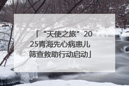 “天使之旅”2025青海先心病患儿筛查救助行动启动