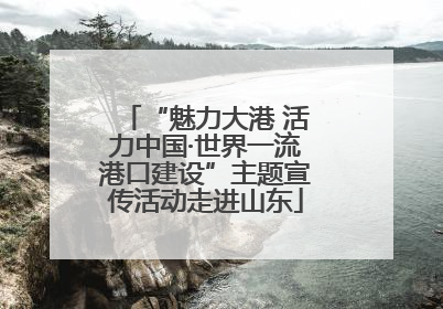 “魅力大港 活力中国·世界一流港口建设”主题宣传活动走进山东