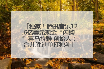 独家！腾讯音乐12.6亿美元现金“闪购”喜马拉雅 创始人：合并胜过单打独斗