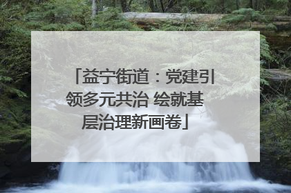 益宁街道：党建引领多元共治 绘就基层治理新画卷
