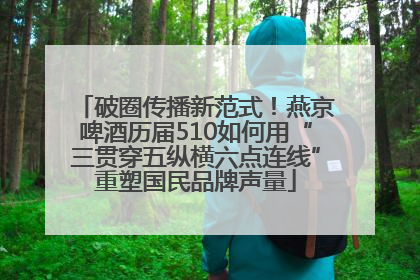 破圈传播新范式！燕京啤酒历届510如何用“三贯穿五纵横六点连线”重塑国民品牌声量