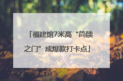福建馆7米高“简牍之门”成爆款打卡点