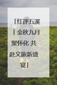 红评五溪丨金秋九月聚怀化 共赴文旅新盛宴