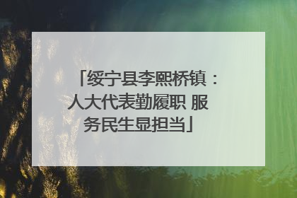 绥宁县李熙桥镇：人大代表勤履职 服务民生显担当