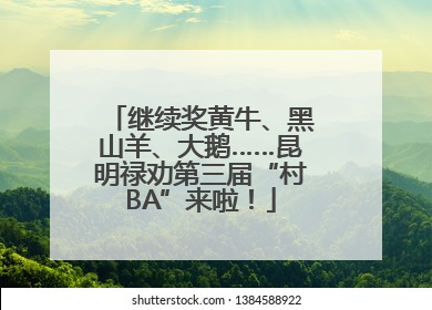 继续奖黄牛、黑山羊、大鹅……昆明禄劝第三届“村BA”来啦！