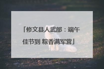 修文县人武部：端午佳节到 粽香满军营