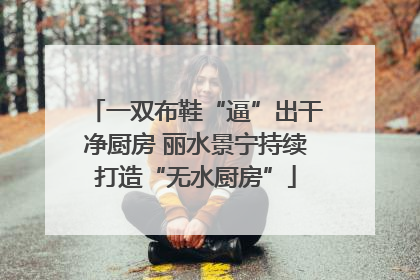 一双布鞋“逼”出干净厨房 丽水景宁持续打造“无水厨房”