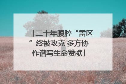 二十年腹腔“雷区”终被攻克 多方协作谱写生命赞歌