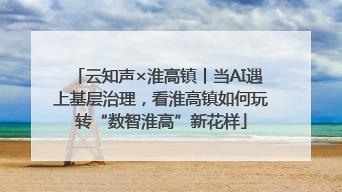 云知声×淮高镇丨当AI遇上基层治理，看淮高镇如何玩转“数智淮高”新花样
