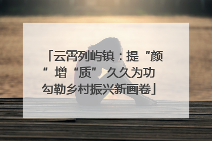 云霄列屿镇：提“颜”增“质” 久久为功勾勒乡村振兴新画卷