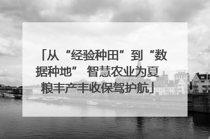 从“经验种田”到“数据种地” 智慧农业为夏粮丰产丰收保驾护航