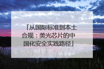 从国际标准到本土合规：美光芯片的中国化安全实践路径