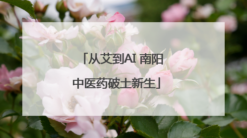从艾到AI 南阳中医药破土新生