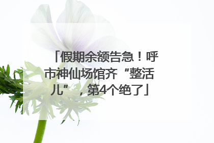 假期余额告急！呼市神仙场馆齐“整活儿”，第4个绝了