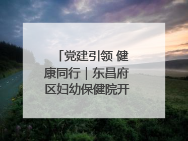 党建引领 健康同行｜东昌府区妇幼保健院开启共建新篇章