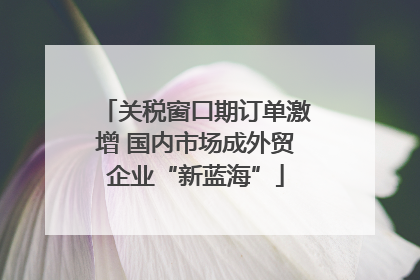 关税窗口期订单激增 国内市场成外贸企业“新蓝海”
