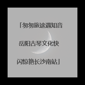 匆匆旅途遇知音 岳阳古琴文化快闪惊艳长沙南站