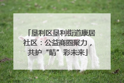 垦利区垦利街道康居社区：公益商圈聚力，共护“睛”彩未来