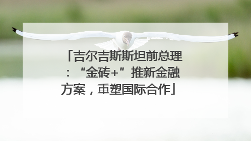 吉尔吉斯斯坦前总理：“金砖+”推新金融方案，重塑国际合作