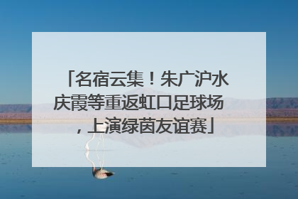 名宿云集！朱广沪水庆霞等重返虹口足球场，上演绿茵友谊赛