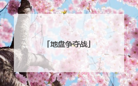 地盘争夺战