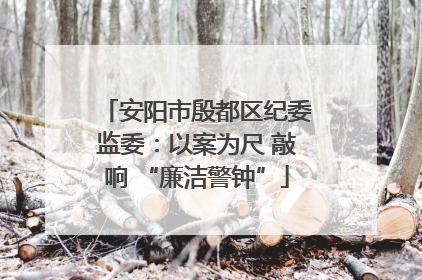 安阳市殷都区纪委监委：以案为尺 敲响 “廉洁警钟”