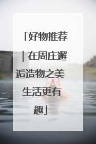 好物推荐｜在周庄邂逅造物之美 生活更有趣