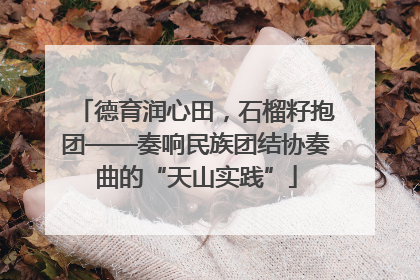 德育润心田，石榴籽抱团——奏响民族团结协奏曲的“天山实践”