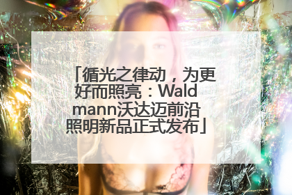 循光之律动，为更好而照亮：Waldmann沃达迈前沿照明新品正式发布
