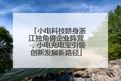 小电科技跻身浙江独角兽企业阵营，小电充电宝引领创新发展新路径