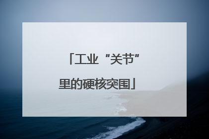 工业“关节”里的硬核突围