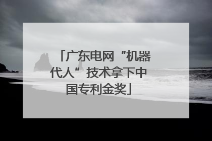 广东电网“机器代人”技术拿下中国专利金奖