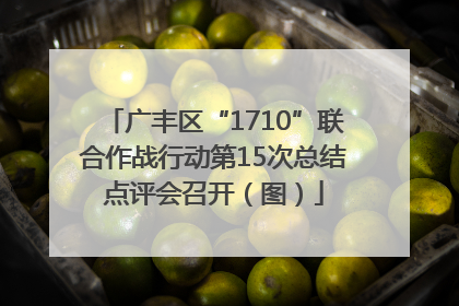 广丰区“1710”联合作战行动第15次总结点评会召开（图）