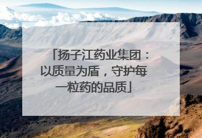 扬子江药业集团：以质量为盾，守护每一粒药的品质