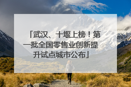 武汉、十堰上榜！第一批全国零售业创新提升试点城市公布