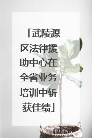 武陵源区法律援助中心在全省业务培训中斩获佳绩