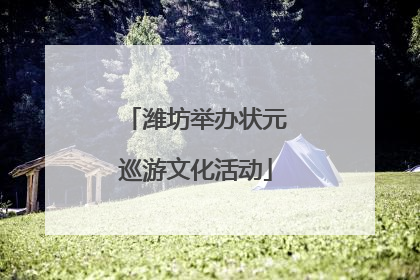 潍坊举办状元巡游文化活动