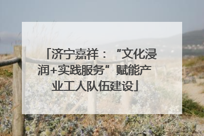 济宁嘉祥：“文化浸润+实践服务”赋能产业工人队伍建设