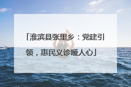 淮滨县张里乡：党建引领，惠民义诊暖人心