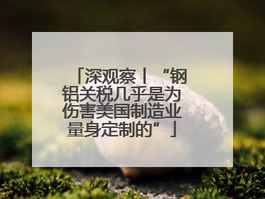 深观察丨“钢铝关税几乎是为伤害美国制造业量身定制的”