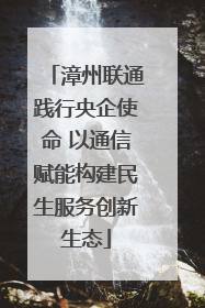 漳州联通践行央企使命 以通信赋能构建民生服务创新生态