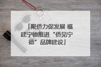 聚侨力促发展 福建宁德推进“侨见宁德”品牌建设