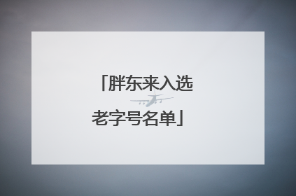 胖东来入选老字号名单