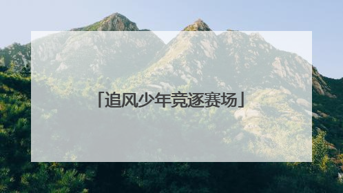 追风少年竞逐赛场