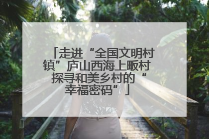 走进“全国文明村镇”庐山西海上畈村 探寻和美乡村的“幸福密码”