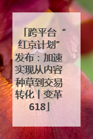 跨平台“红京计划”发布：加速实现从内容种草到交易转化丨变革618