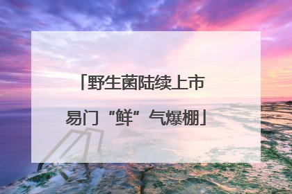 野生菌陆续上市 易门“鲜”气爆棚