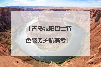 青岛城阳巴士特色服务护航高考