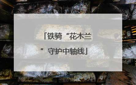 铁骑“花木兰”守护中轴线
